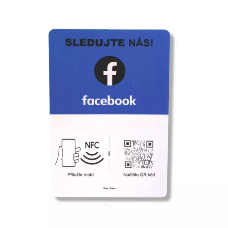 Chytrá NFC karta Facebook