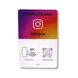 Chytrá NFC karta Instagram