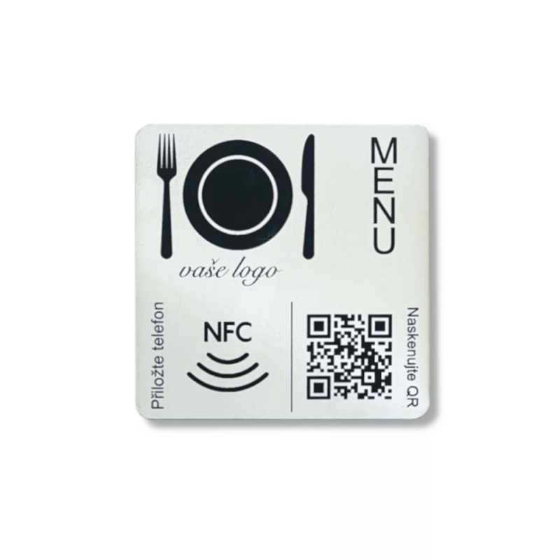 Jídelní lístek NFC QR